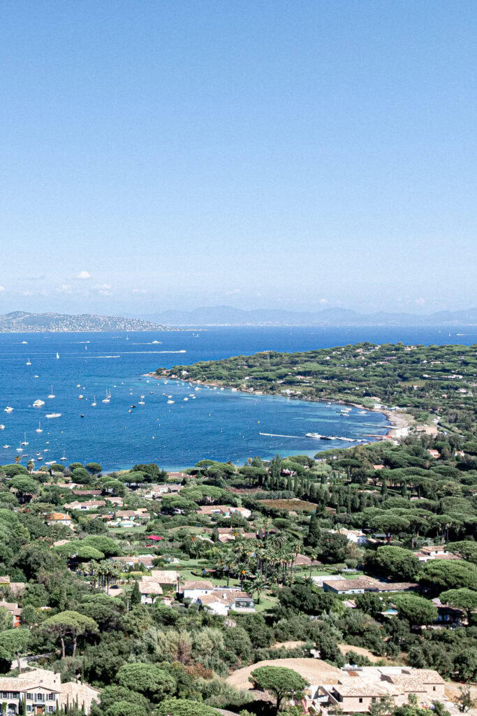 Saint Tropez from the sky French wedding photographer in france